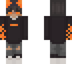 orange demon boy
