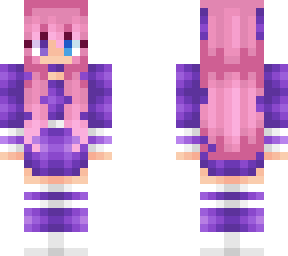purple & pink valentine cleora skin