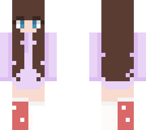 purple mushroom girl