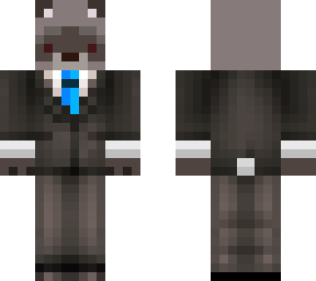 raccoon in suit