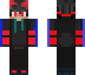 red and blue devil