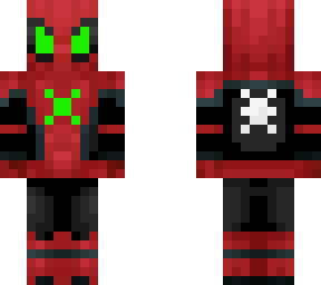 spiderman half green