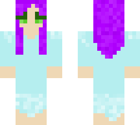 violet (my oc) - celeste-coloured dress