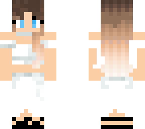 white gown