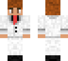 white suit + regular outfit