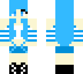 blue girl