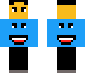 blue smile