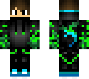gamer person with dragon hoodie