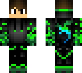 gamer person with dragon hoodie