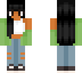 green jacket