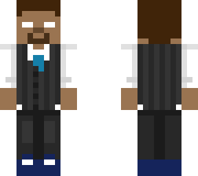 herobrine in a suit