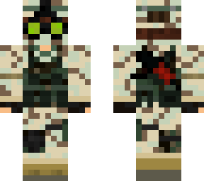 modern soldier with scrambler goggles on