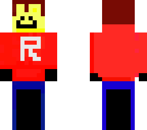my skin in roblox but it turned into minecraft