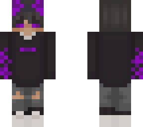 purple demon boy