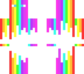 rainbow drip-twist