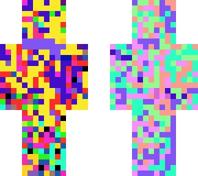 random rainbow | Minecraft Skin