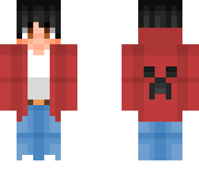 red jacket hoodie