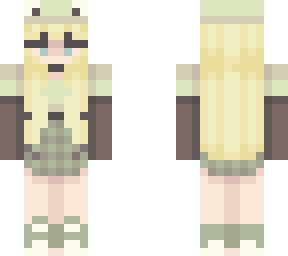 blond frog girl