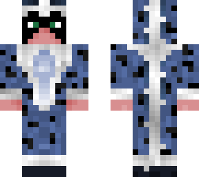 blue cheetat suit