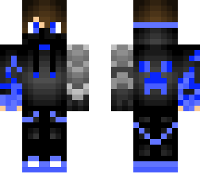 blue cyborg