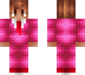 cute man in valentine business suit