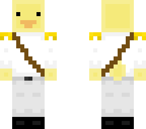 duck in uniform with horns