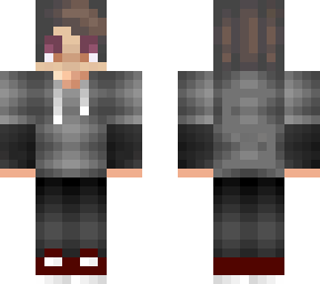 grey matching skin boy
