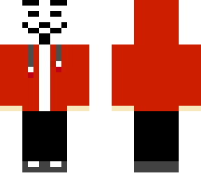 hacker in red