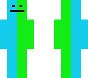 half green half blue (inspired by dev and boosfers skin)