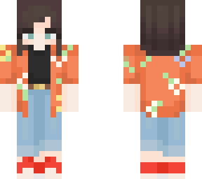 idk irl me as a mc skin i guess