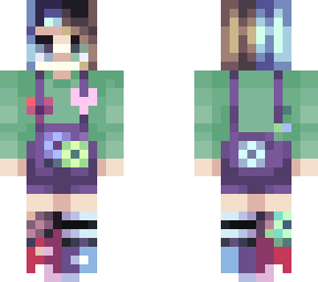 magic green & purple.