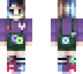 magic purple & green