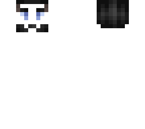 male hb - black shaved side & beard