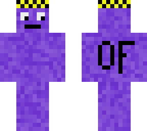 purple guy with top
