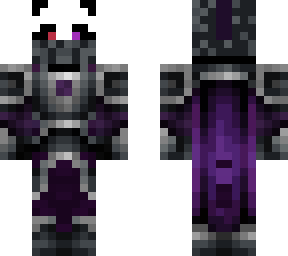 purple warrior panda