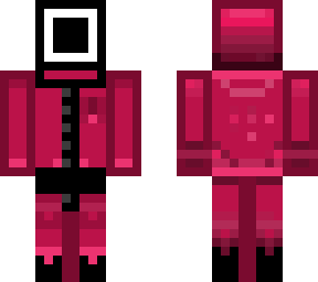 squid game cube minecraft skin