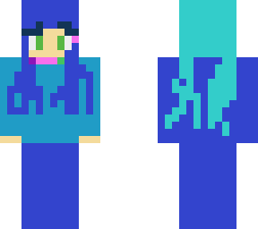 bluish shirt