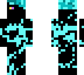 emo blue skin