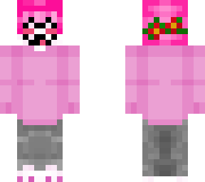 my main skin but with flower crown