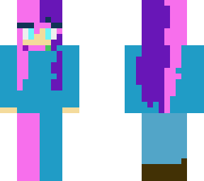 pink and purple girl