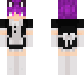 purple hair maid boy <3 lunar client