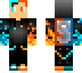 red blue fire
