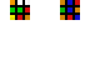 rubik's cube head