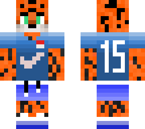 soccer player (tiger)