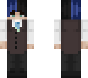 wiggally wiggs blue/black hair