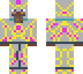 [amythist] iron and gold armour steve