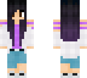 -dragfluffy with purple hair-