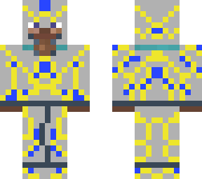 [saphire] iron and gold armour steve