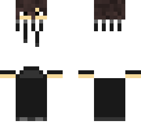 black white