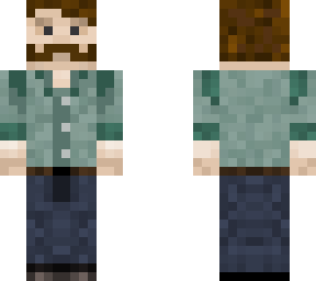 Casual Dad Mustache | Minecraft Skin